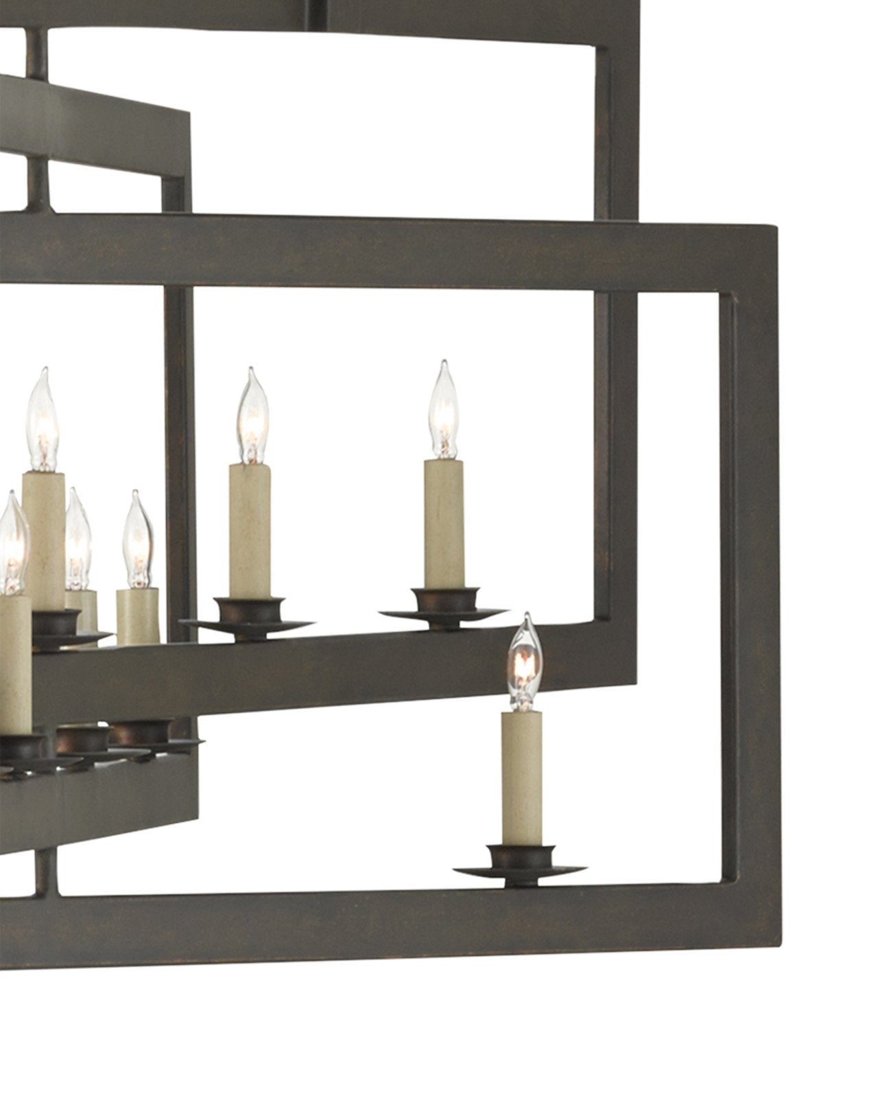 Middleton Bronze Rectangular Chandelier